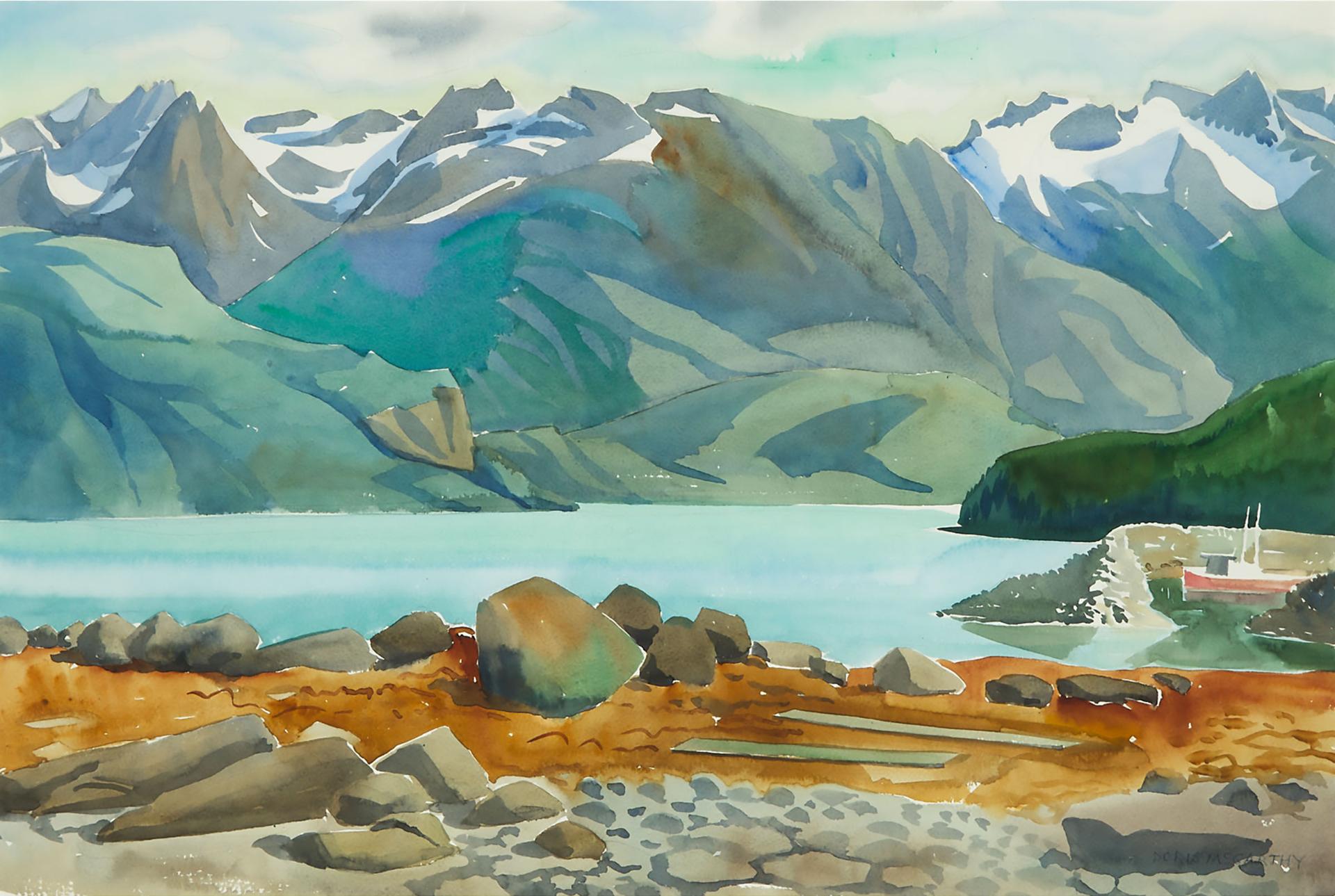 Doris Jean McCarthy (1910-2010) - Mountains At Haines, Alaska, 1986