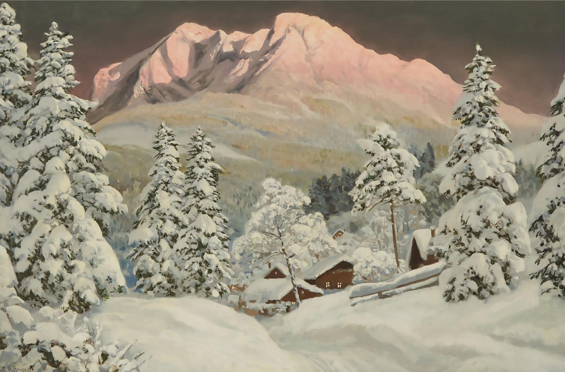 Alois Arnegger (1879-1967) - Rax Area, Austria