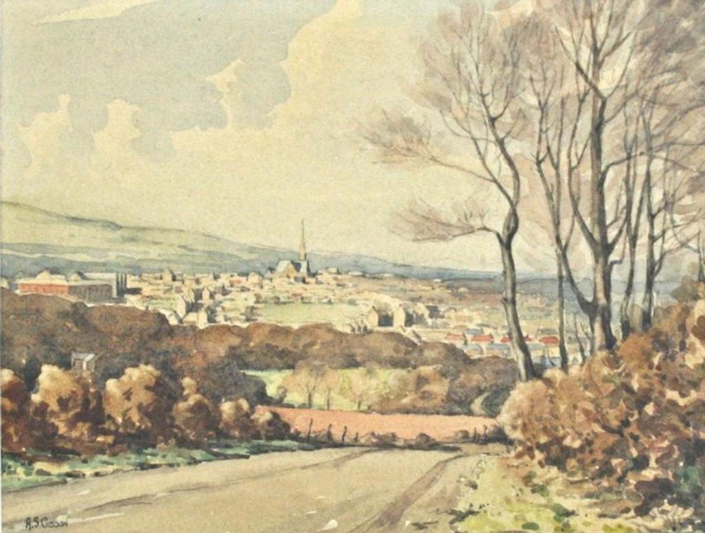 A. S. Gibson - Panoramic Town View