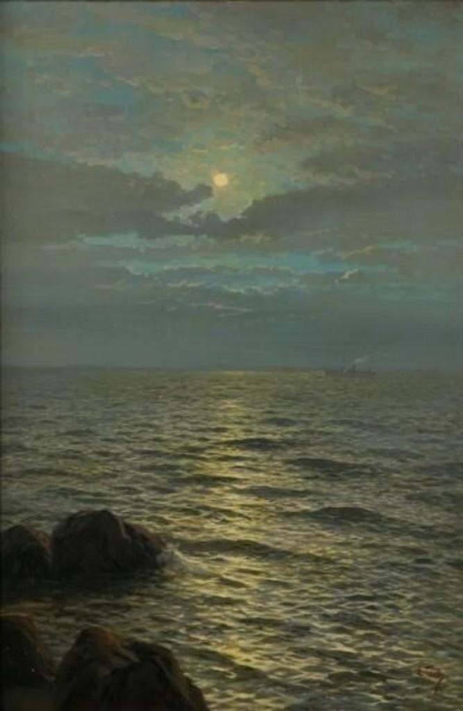 Eugen Taube (1860-1913) - Moonlit Coast