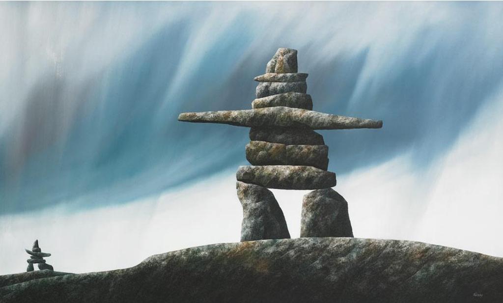 Ken Kirkby (1940-2023) - Inukshuk