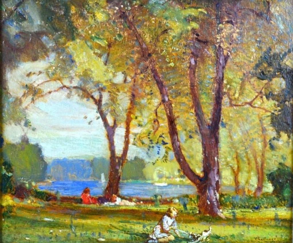 Frederick Sproston Challener (1869-1958) - Under the Willow