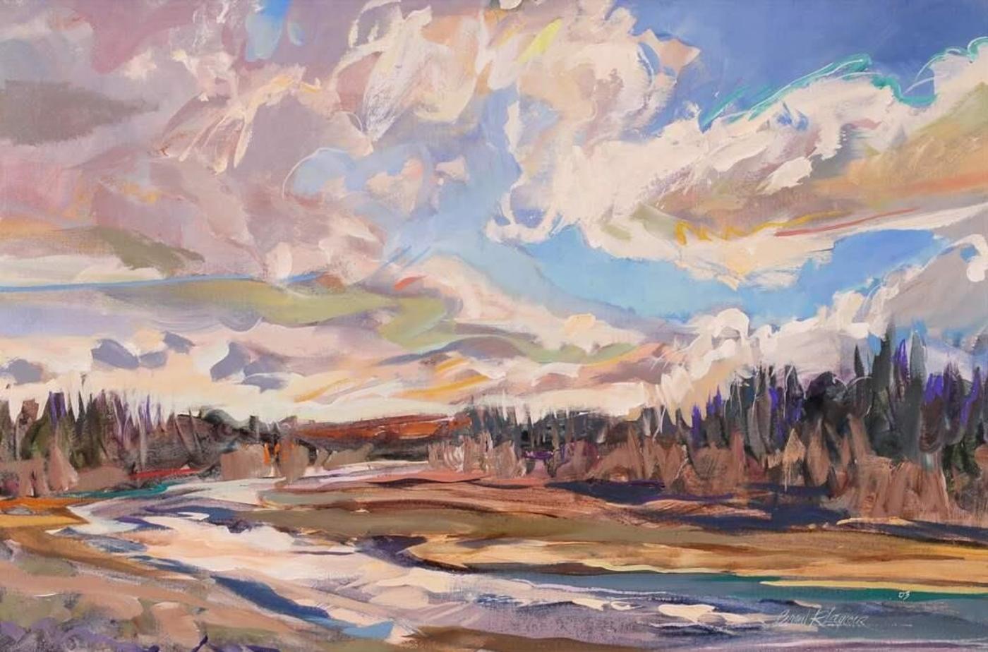 Brent R. Laycock (1947) - Early Spring Light; 2003