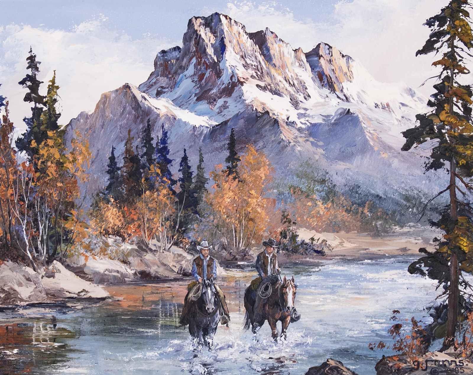 Georgia Jarvis (1944-1990) - Riding The Rockies; 1986