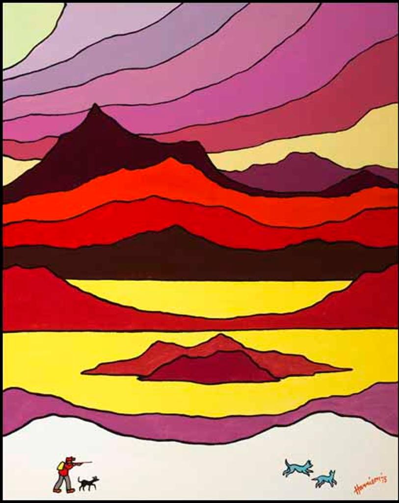 Ted Harrison (1926-2015) - Red Sky