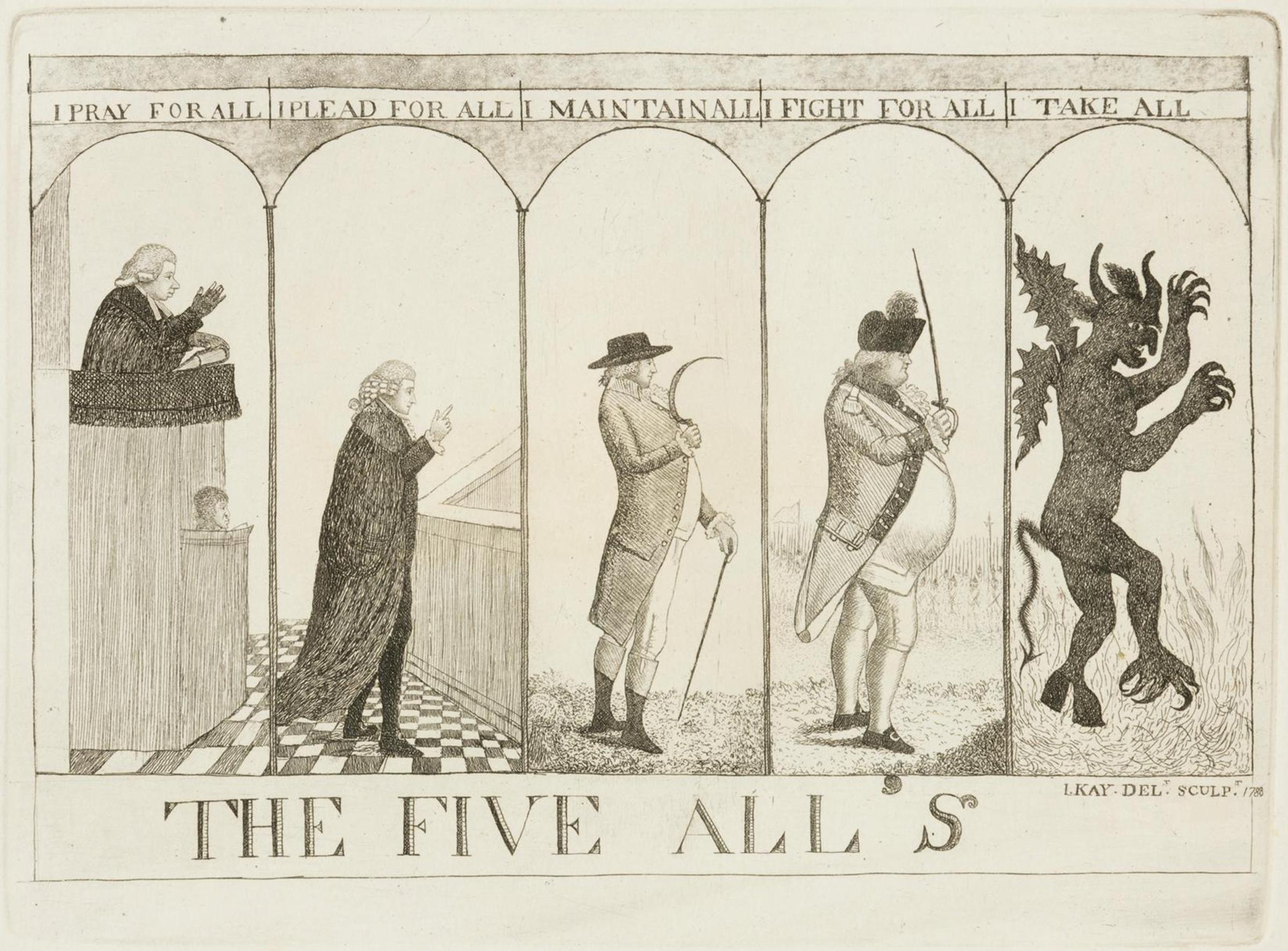 John Kay (1742-1826) - The Five Alls