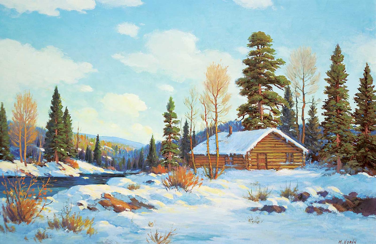 M. Horyn - Untitled - Cabin in the Snow