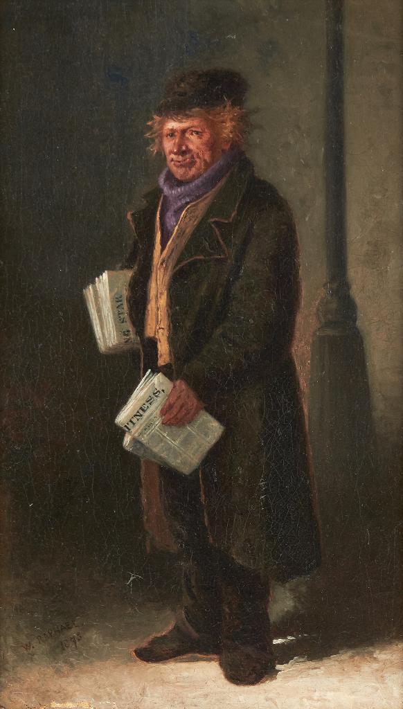 William Raphael (1833-1914) - The News Vendor