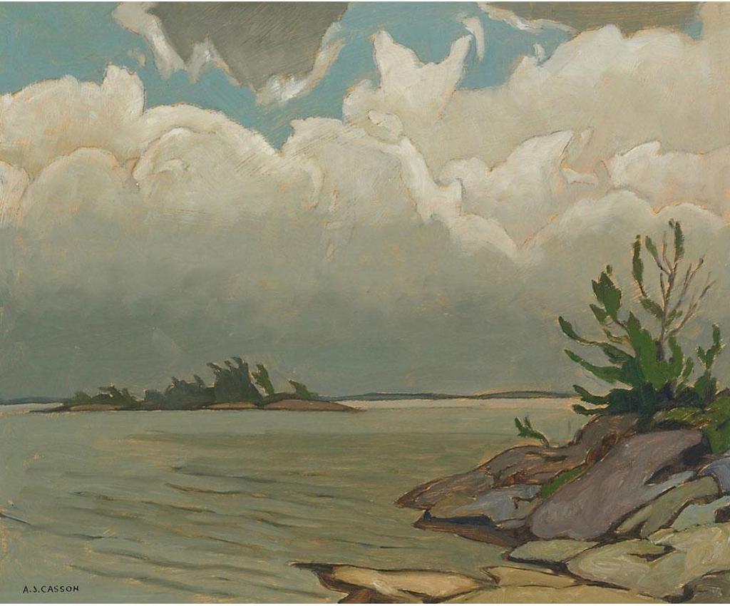 Alfred Joseph (A.J.) Casson (1898-1992) - Georgian Bay, Sept., 1981