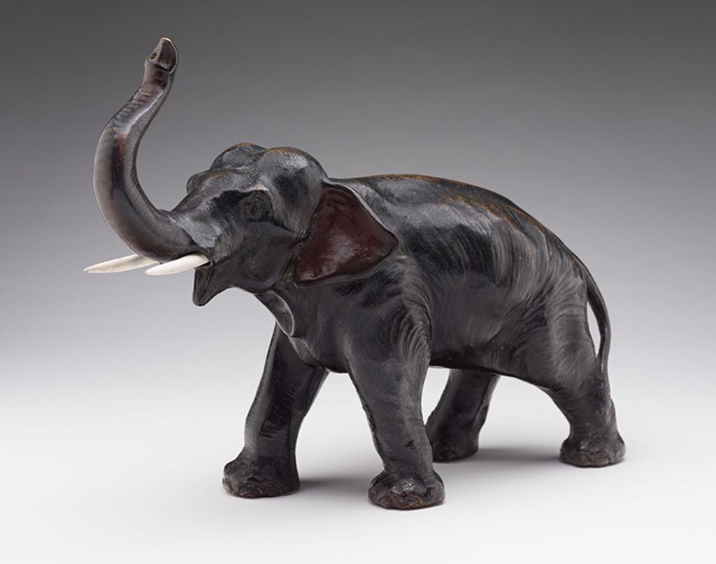 Japanese Art - Large Japanese Bronze Model of an Elephant, Meiji Period, Late 19th Century