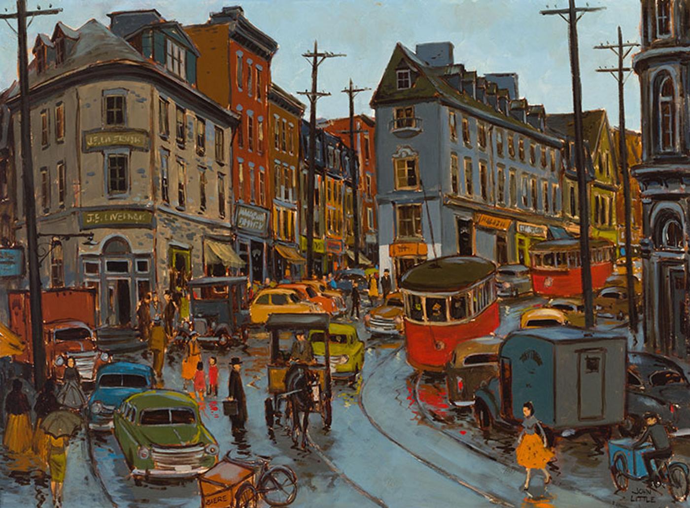 John Geoffrey Caruthers Little (1928-1984) - Rue Fabrique, Québec