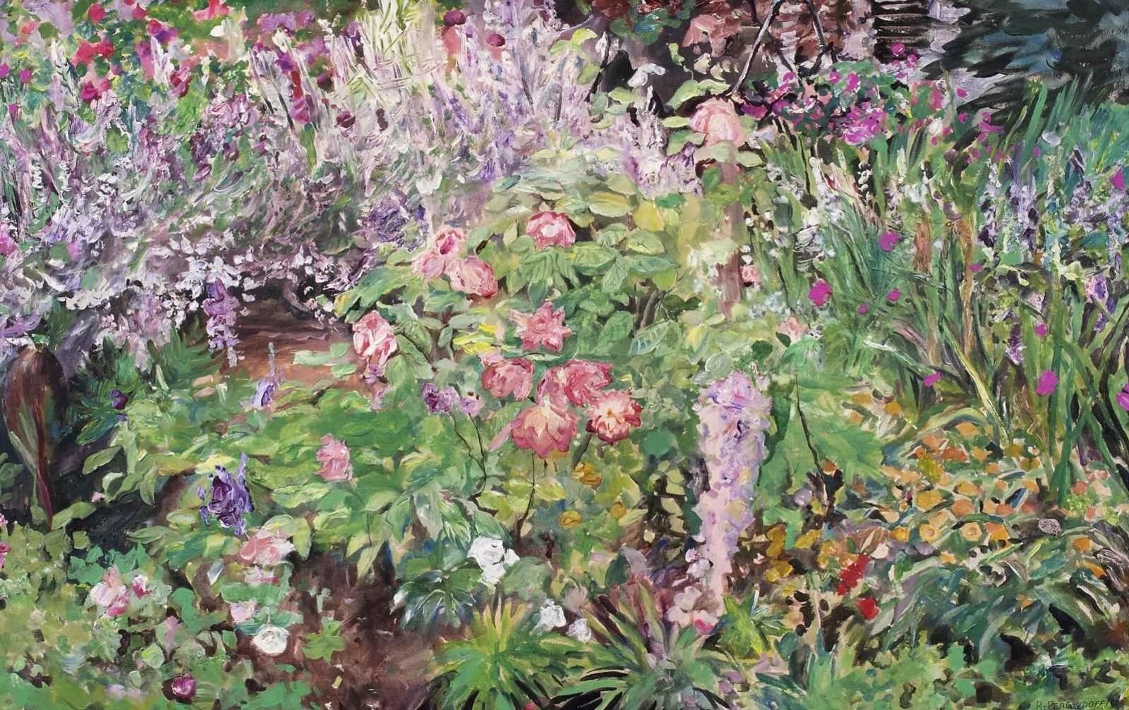 Rebecca Perehudoff (1953) - Temple Garden Roses; 1995