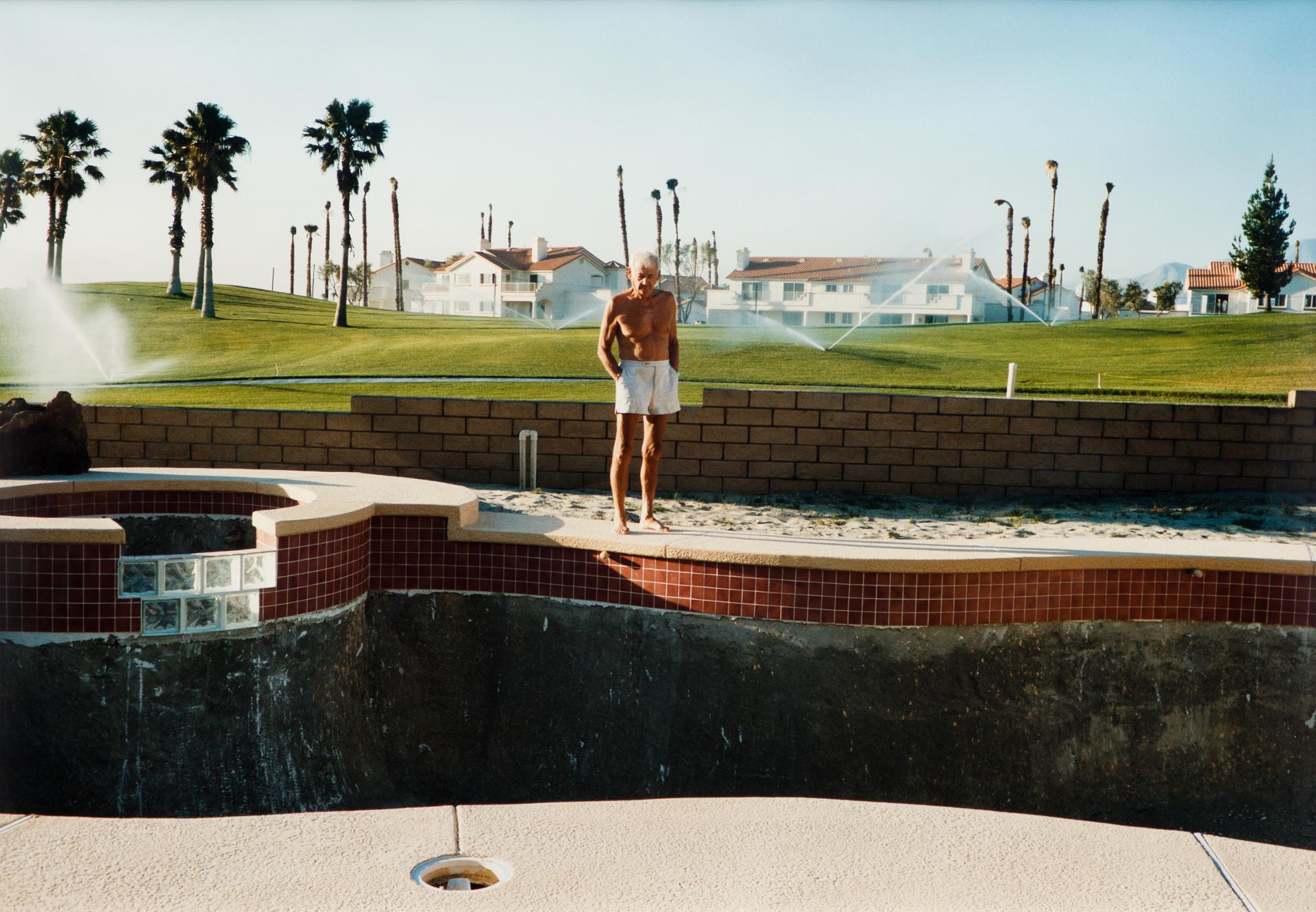 Larry Sultan - Untitled (Dad Looking Into Empty Pool), 1987-1989