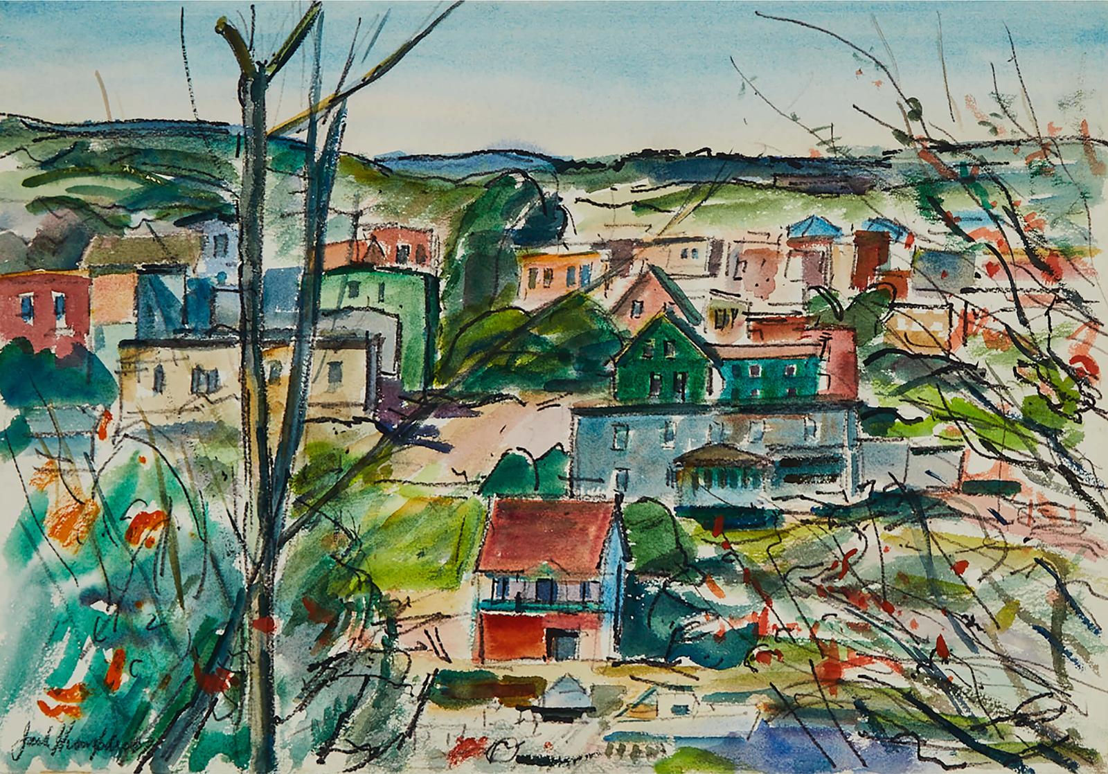 Jack Weldon Humphrey (1901-1967) - Towards Marble Cove (From Back Of N.B. Museum)