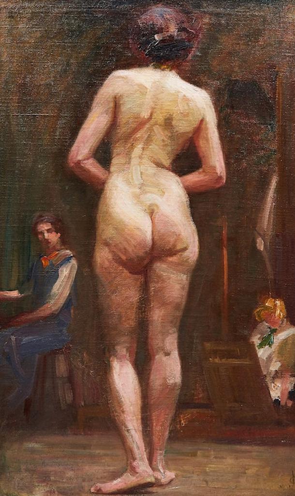 Peter Clapham (P.C.) Sheppard (1882-1965) - Nude Figure Study