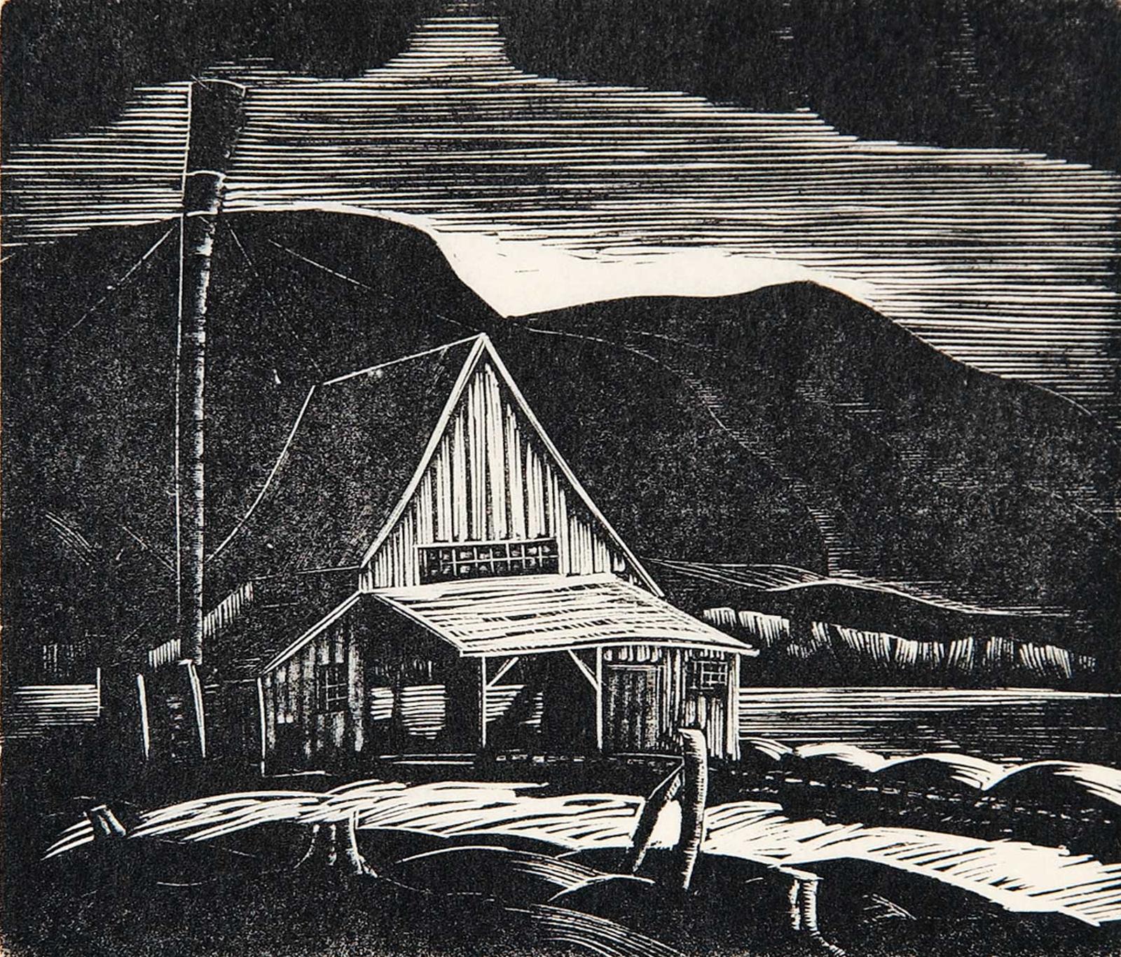 Leonard Hutchinson (1896-1980) - Canadian Saw Mill