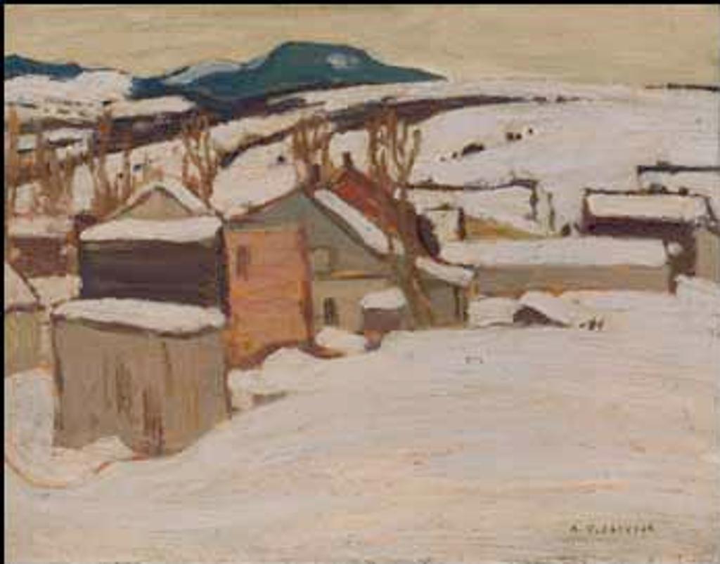 Alexander Young (A. Y.) Jackson (1882-1974) - Village at Dusk, Charlevoix, Quebec