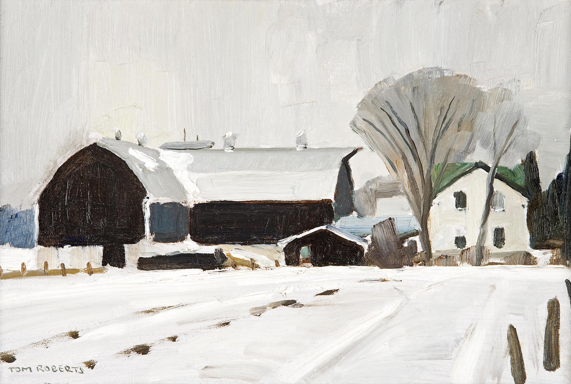 Thomas Keith (Tom) Roberts (1909-1998) - Farm in Winter