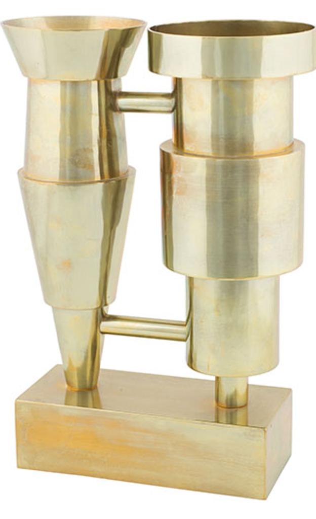 Per Sax Moller (1950) - Sculptural Twin Vase