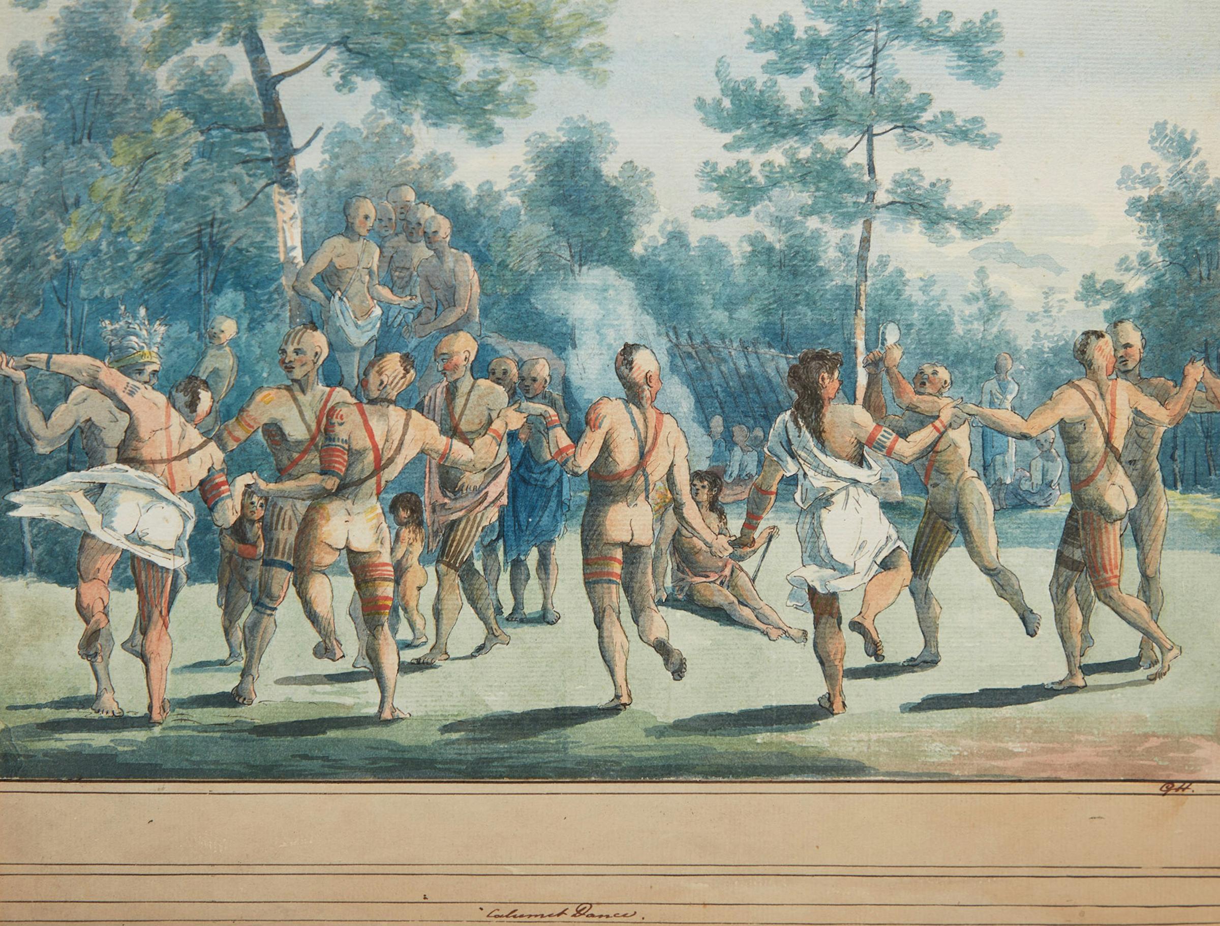 George Heriot (1766-1844) - Calumet Dance, 1799