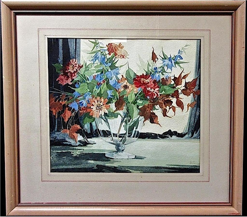 Garnet Hazard (1903-1987) - Flowers In A Glass Vase