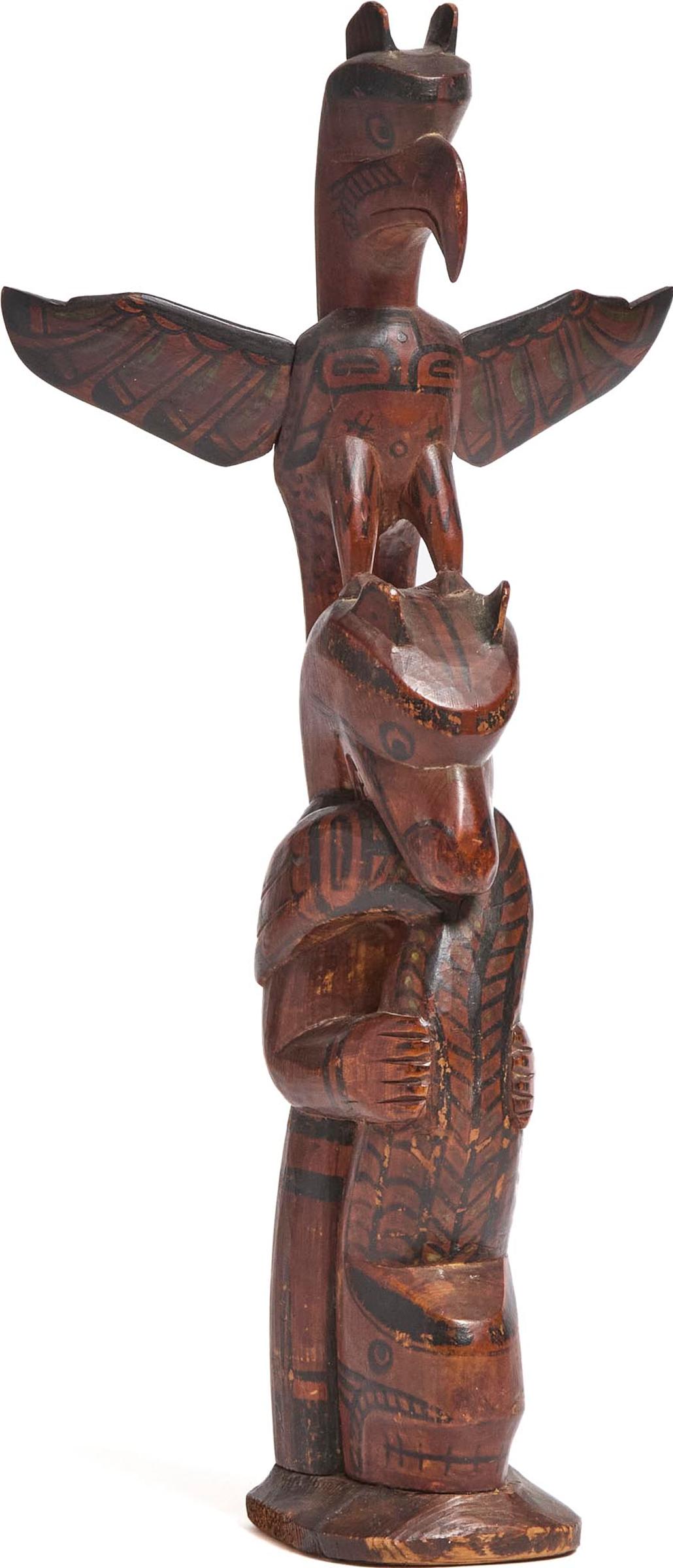 Charles Jones (1836-1892) - Model Totem Pole, Ca. 1915