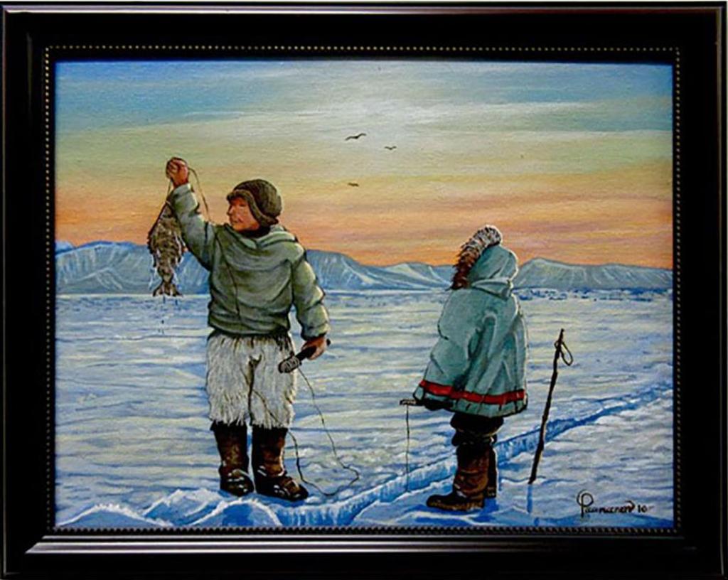 Robert Paananen (1934) - First Catch Of The Day (Fishing On An Expansion Crack)