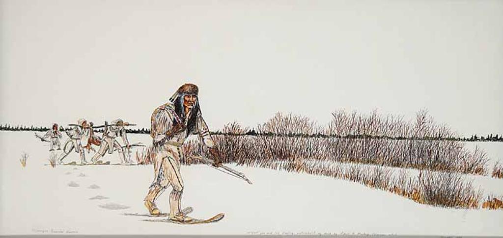Robert B. Muskego - Chipewan Snowshoe Hunters