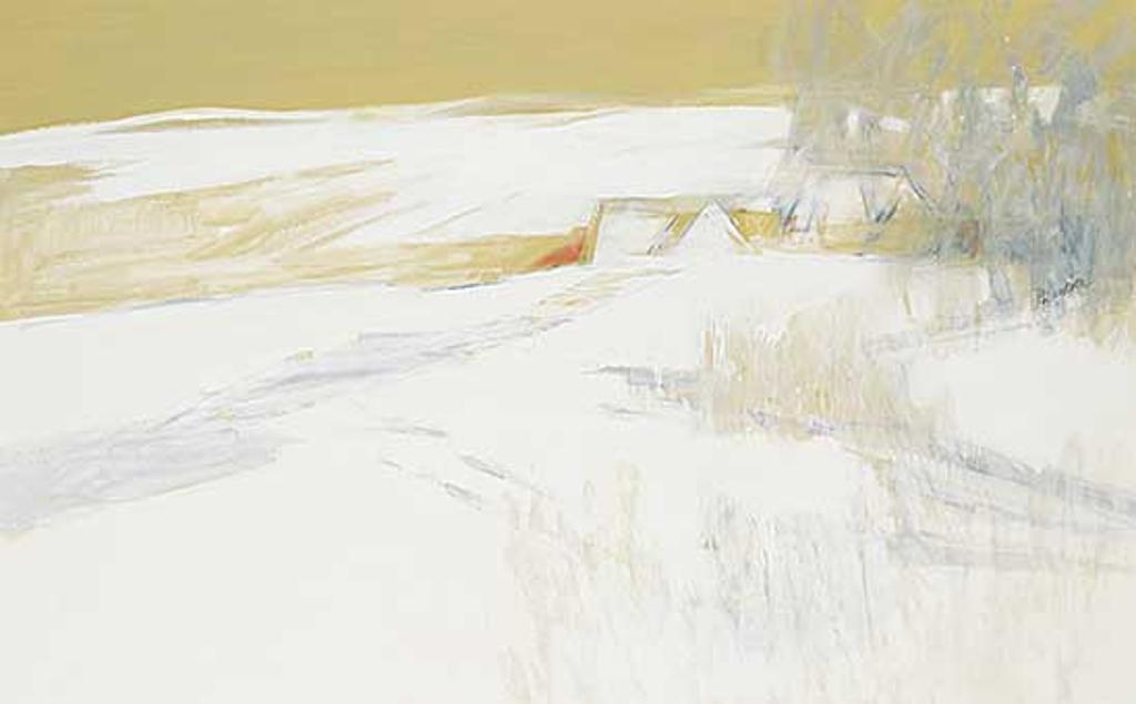 Richard Billmeier (1921) - Untitled - Winter Landscape with Cabins