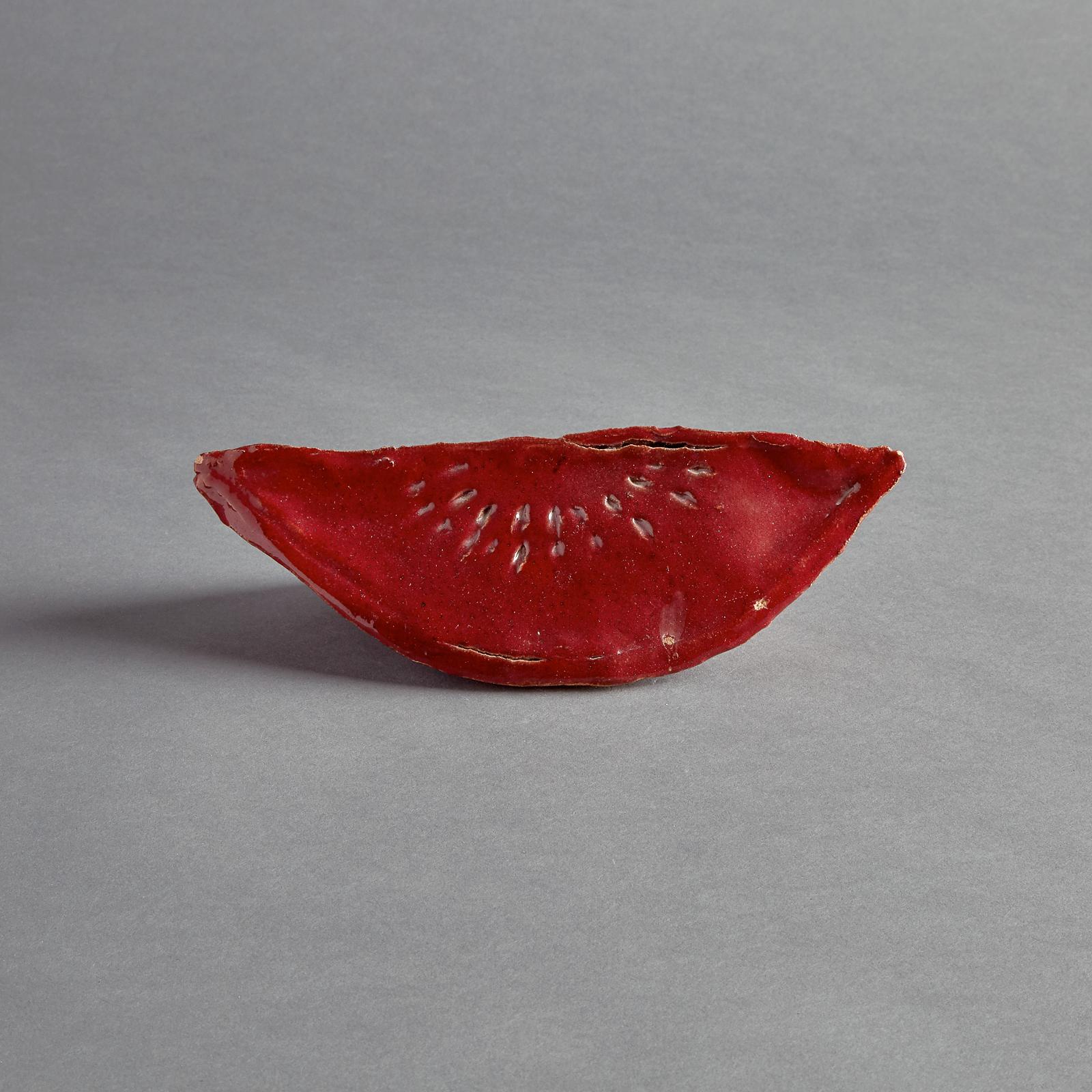 Gathie Falk (1928) - Untitled (Watermelon Slice)