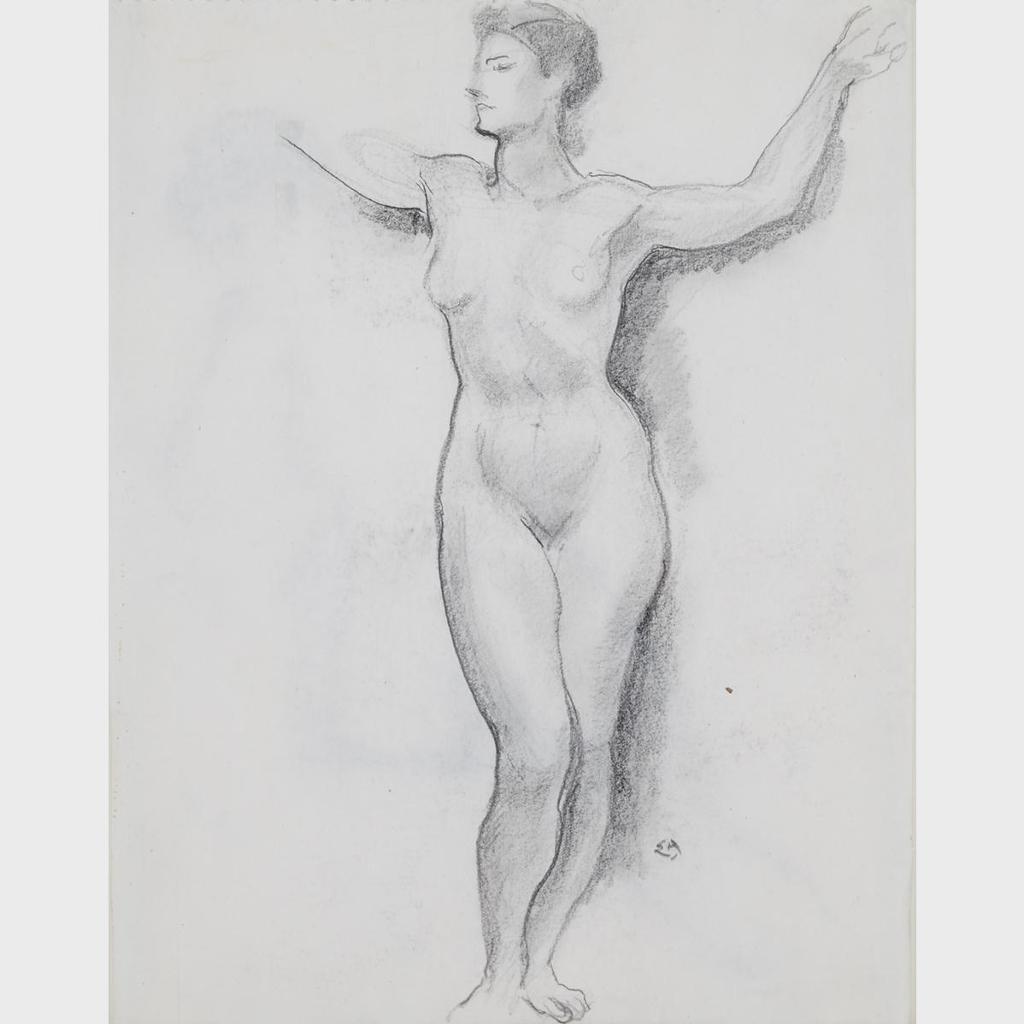Edwin Headley Holgate (1892-1977) - Nude Study