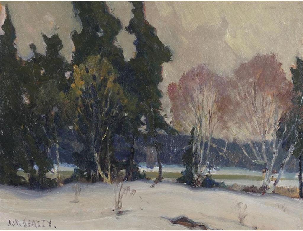 John William (J.W.) Beatty (1869-1941) - Kearney In Winter