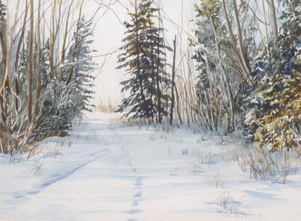 Beth Gaffney (1946-2020) - Untitled - Winter Road