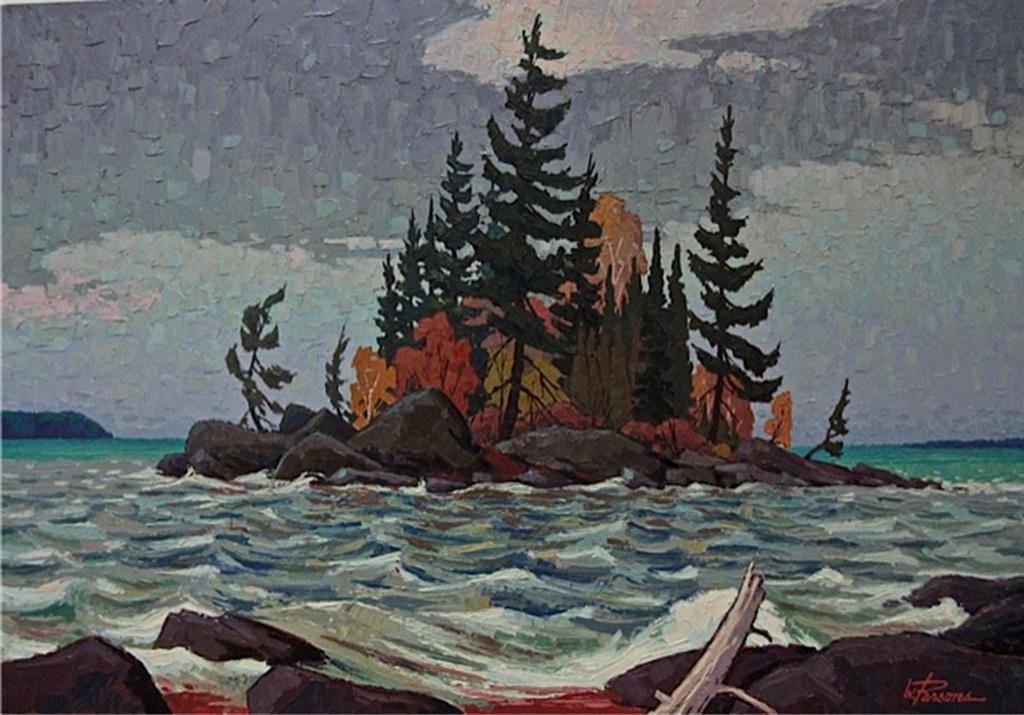 William (Bill) Parsons (1909-1982) - North Shore Island - Algoma, Lake Superior, 1979