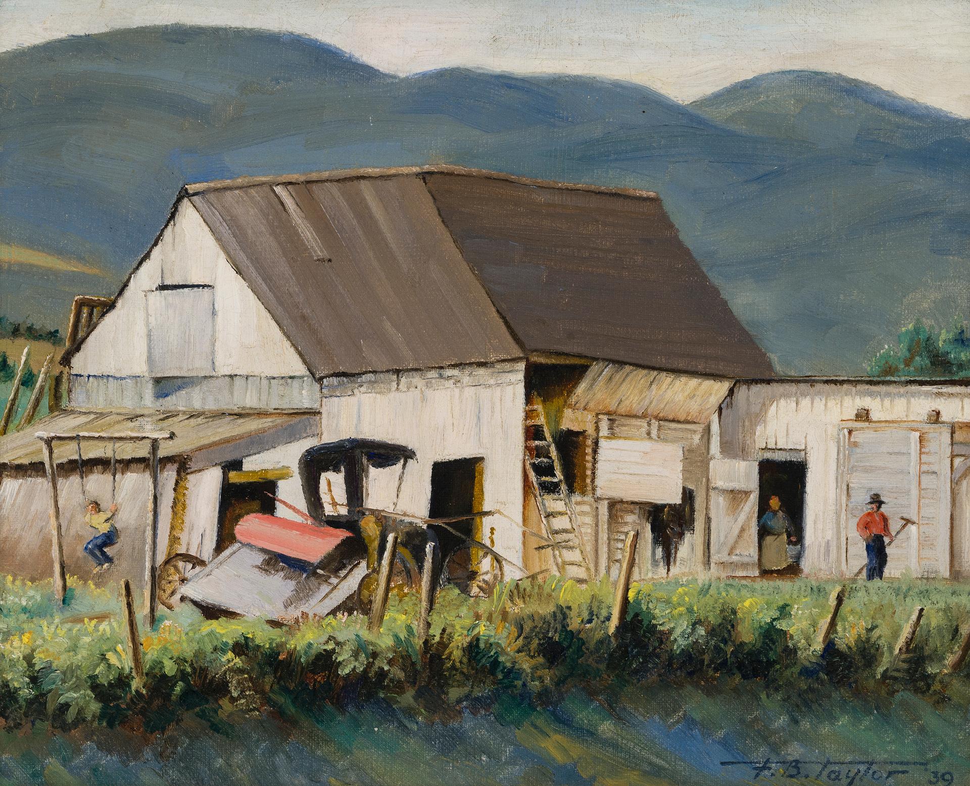 Frederick Bourchier Taylor (1906-1987) - Près de Baie-Saint-Paul, Comté Charlevoix / Near Baie-Saint-Paul, Charlevoix County, 1939