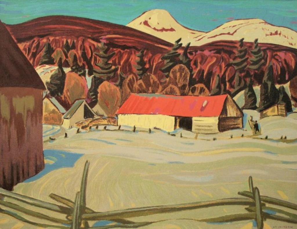 Alexander Young (A. Y.) Jackson (1882-1974) - Barn in Winter