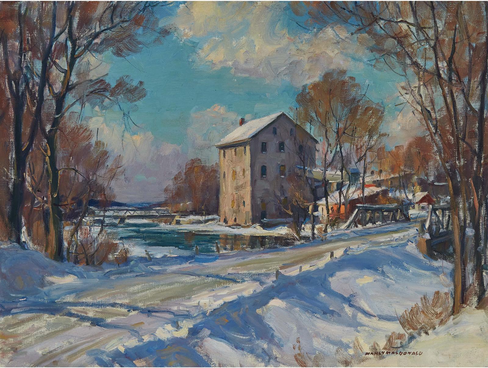 Manly Edward MacDonald (1889-1971) - Mill In Winter