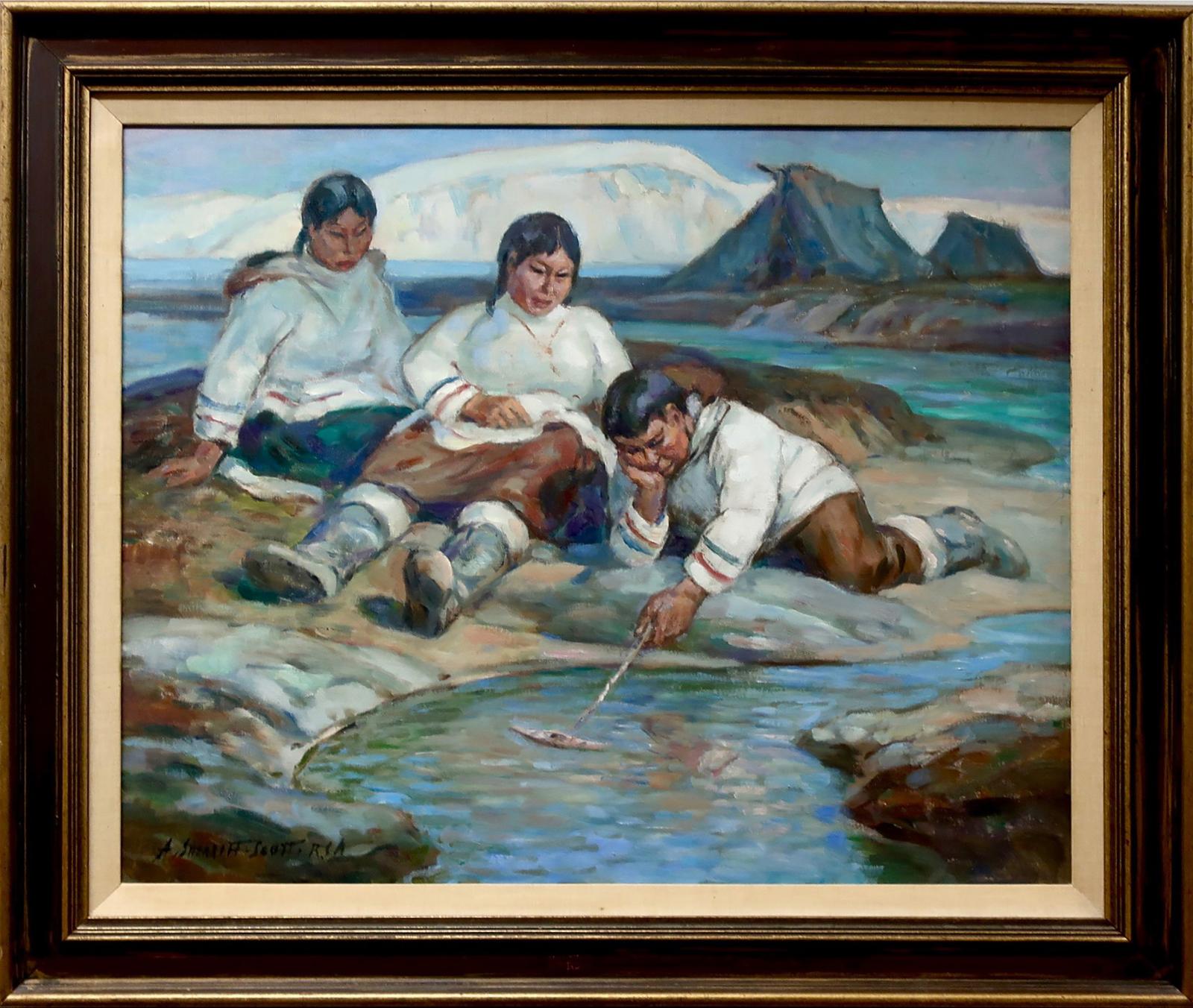 Adam Sherriff Scott (1887-1980) - Untitled (The Toy Kayak)