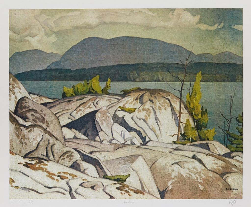 Alfred Joseph (A.J.) Casson (1898-1992) - Birch Island; Summer Storm; Grey October Morning