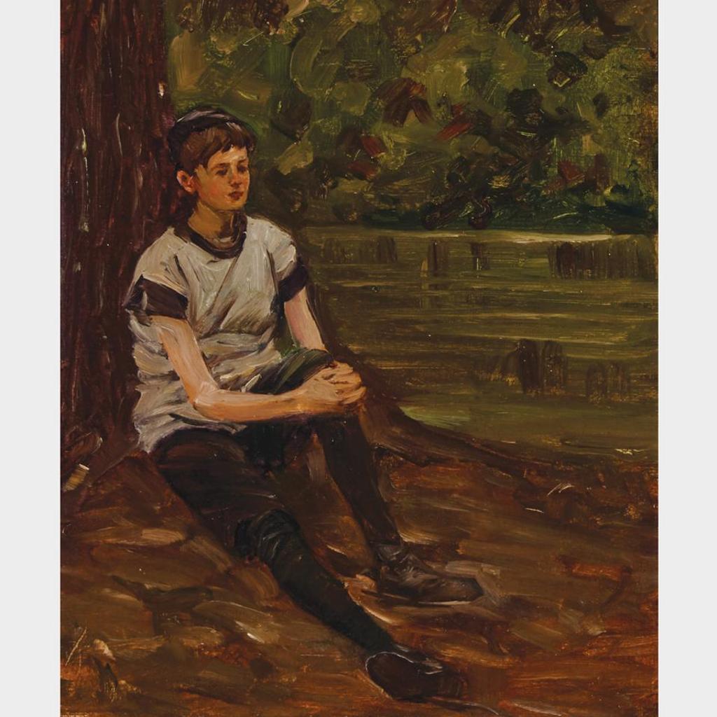 Lawren Stewart Harris (1885-1970) - Jack Resting By A Tree