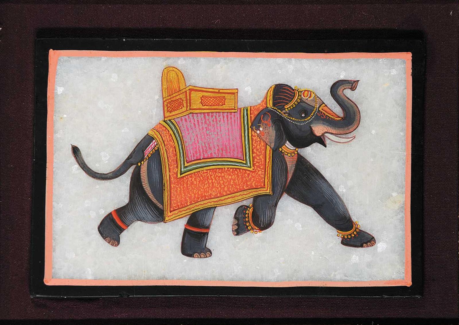 East Indian School - Untitled - Elephant with Howdah