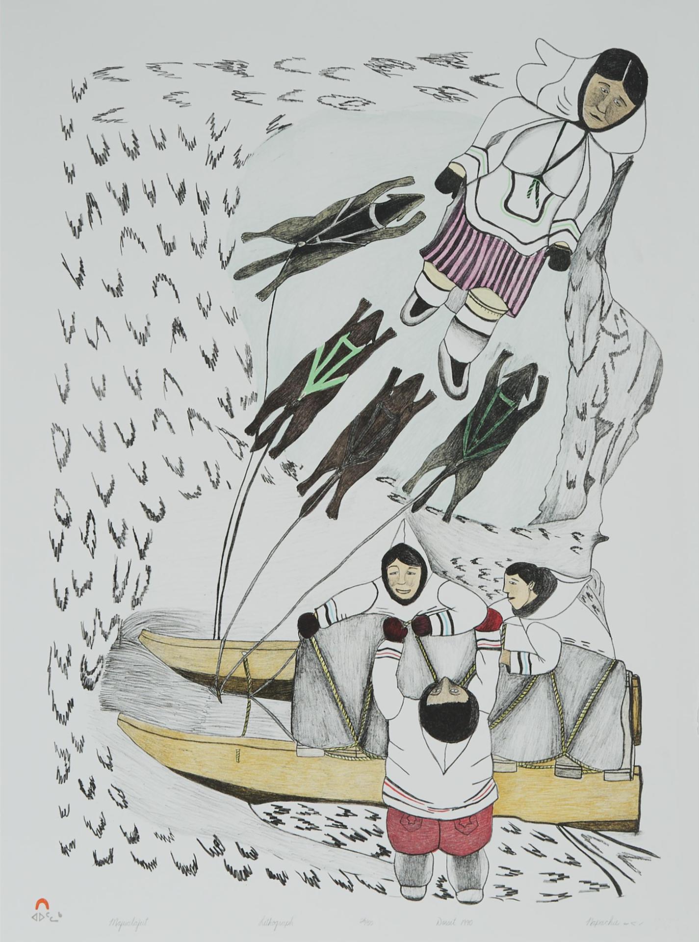 Napatchie Pootoogook (1938-2002) - Majaulajut