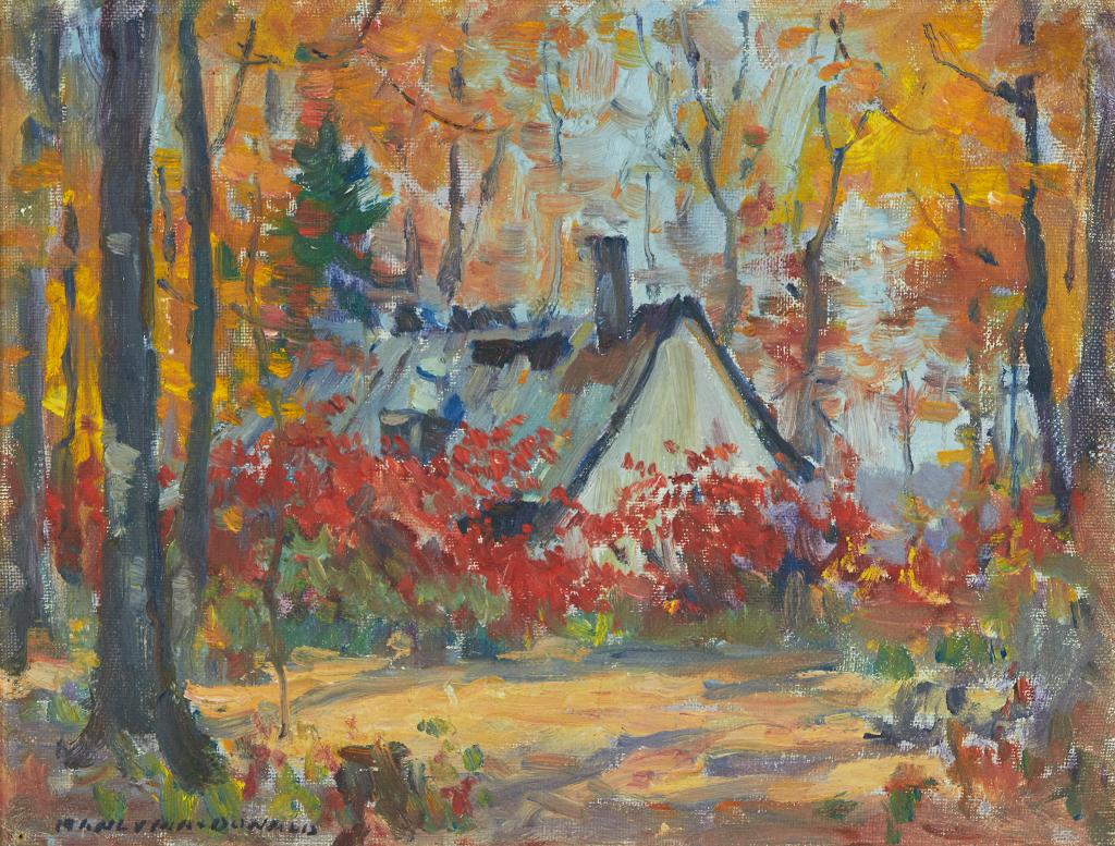 Manly Edward MacDonald (1889-1971) - Cottage in Autumn