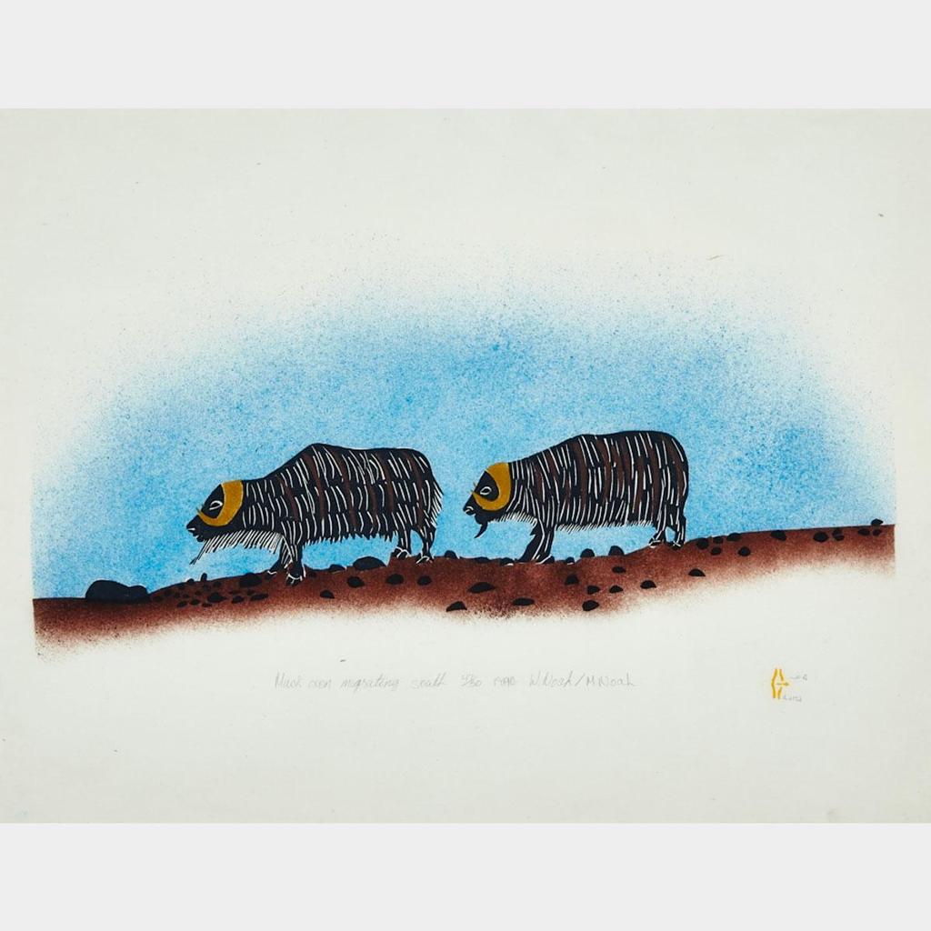 Martha Noah (1943) - Musk Oxen Migrating South