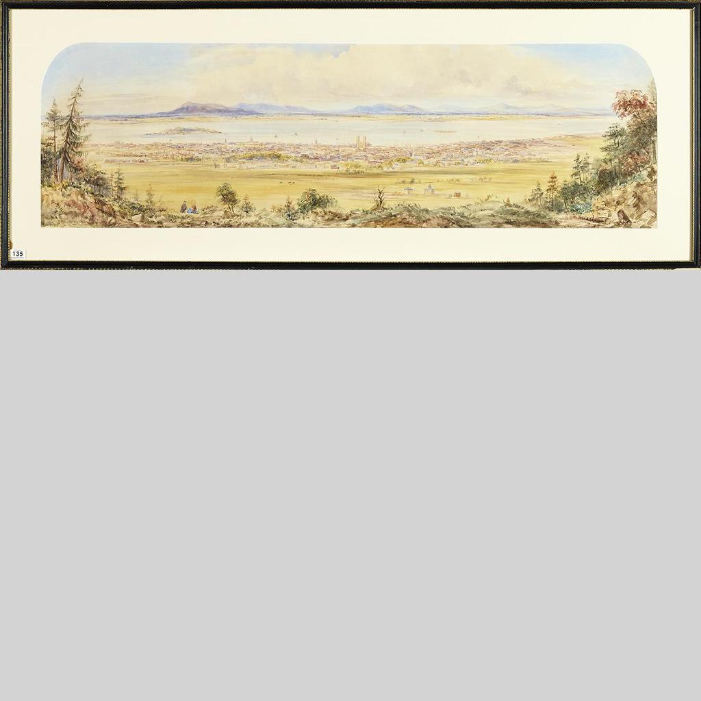 Washington Frederick Friend (1820-1886) - A Panoramic View Of The City Of Montreal