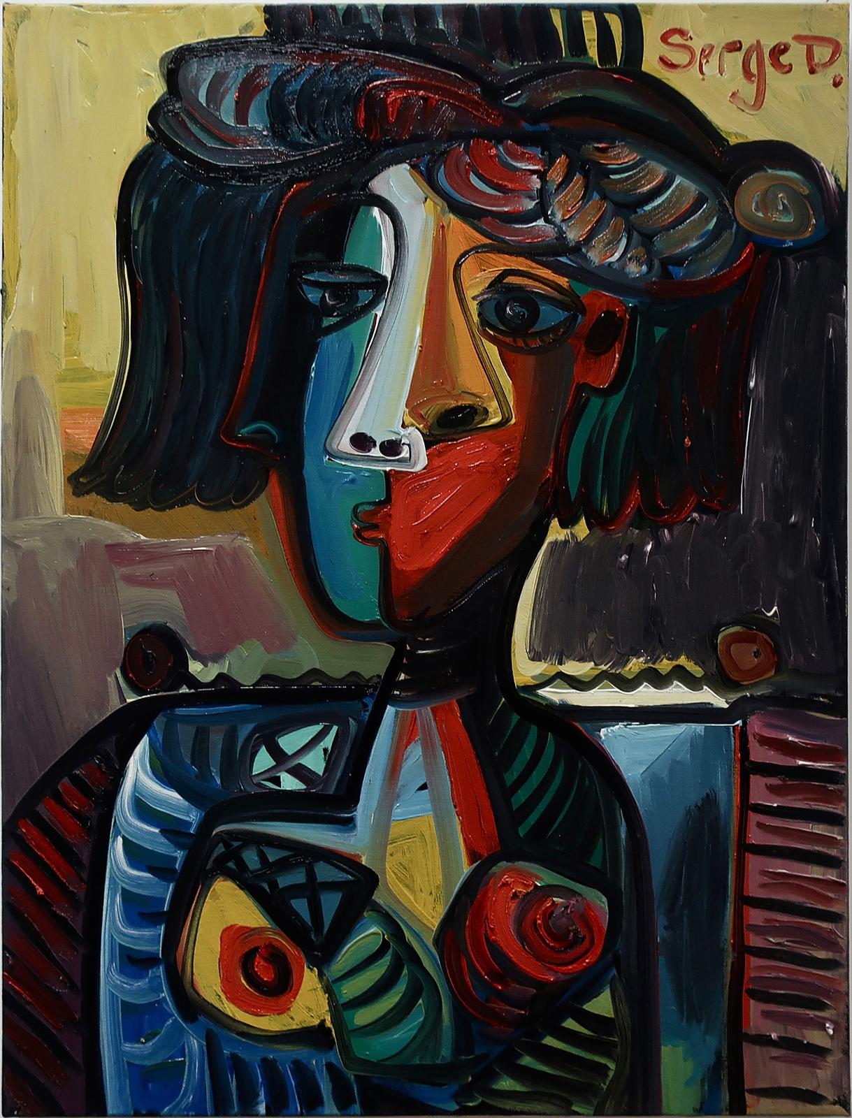 Serge Deherian (1955) - Portrait Of A Woman