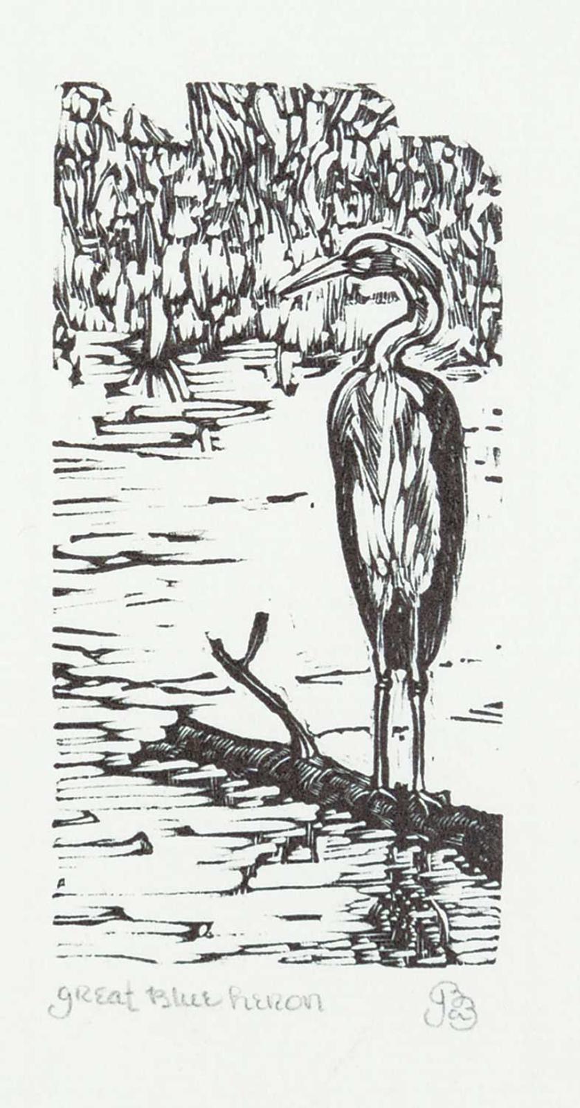 Gerard William Brender a Brandis (1942) - Great Blue Heron