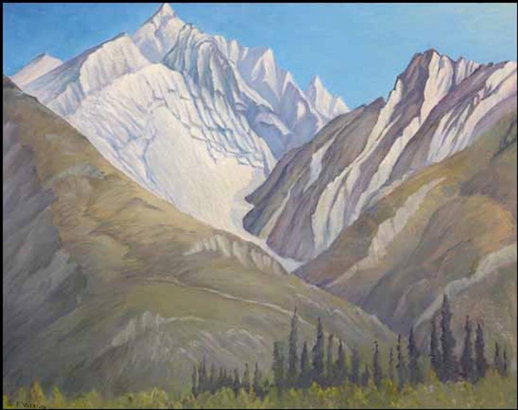 William Percival (W.P.) Weston (1879-1967) - Limestone Peak, Rocky Mts., BC
