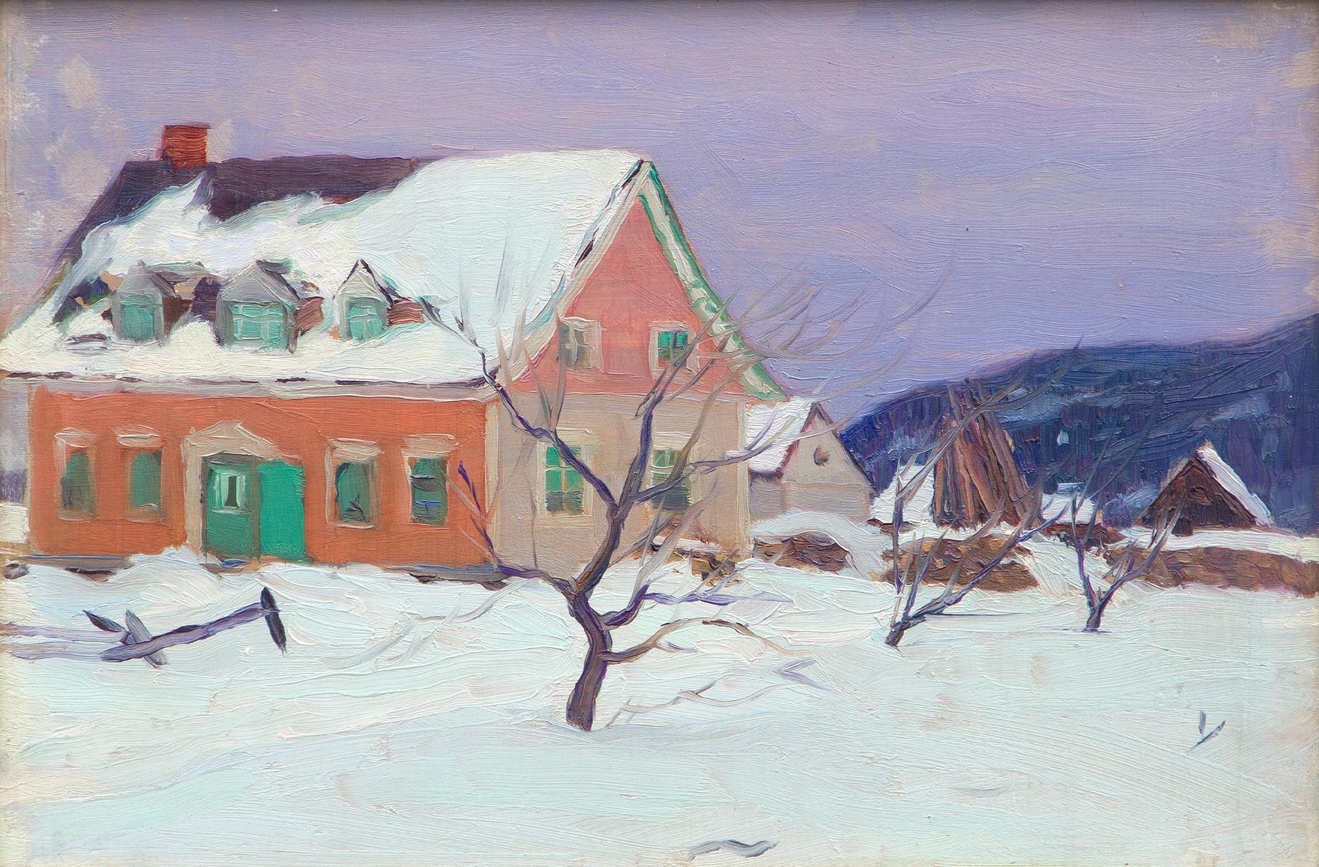 Clarence Alphonse Gagnon (1881-1942) - Maison du village de Baie-Saint-Paul, 1915