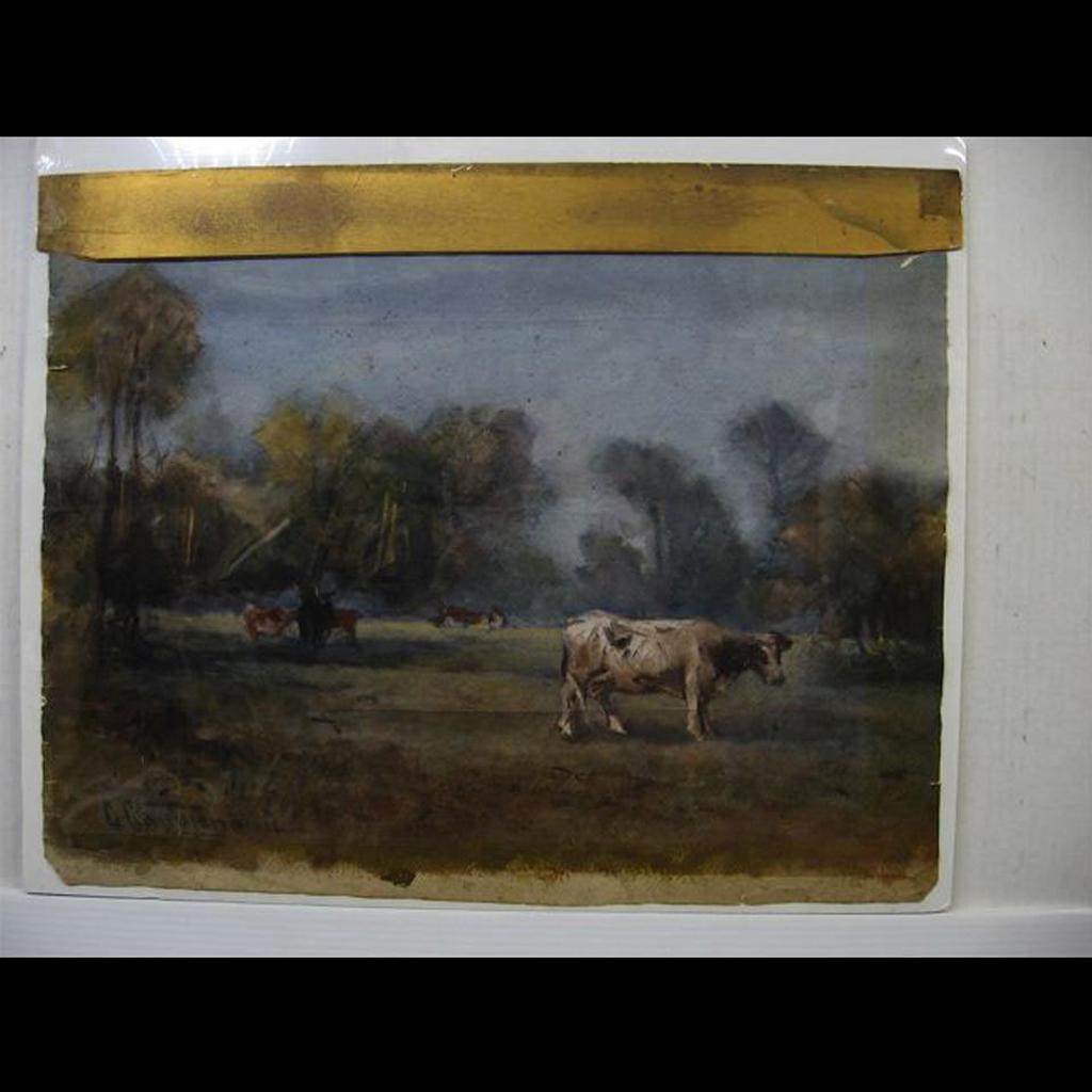 Georges Chavignaud (1865-1944) - Grazing Cattle